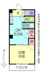 サンリラ中央の物件間取画像